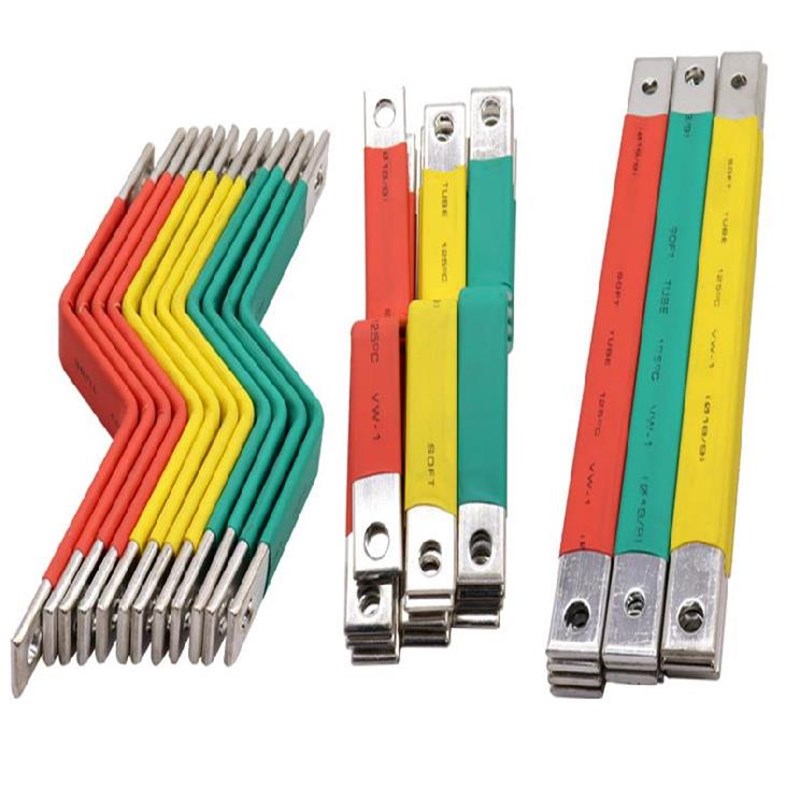 柜接地端子铜排铜管加长地线铜条地柜镀锌铜牌排排十孔折弯配电箱