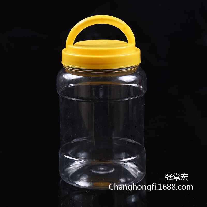 3斤 蜂蜜瓶子塑料 蜂蜜瓶1500g 加厚带提手蜂蜜瓶子 蜂具