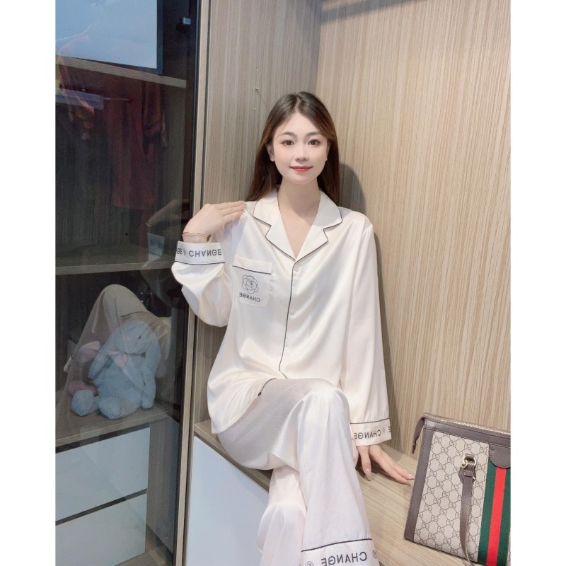 冰丝睡衣女夏天新款高级感网红风长袖长裤春秋季家居服套装可外穿,女士内衣/男士内衣/家居服,睡衣/家居服套装,淘宝优惠券,粉丝福利购,淘宝优惠卷