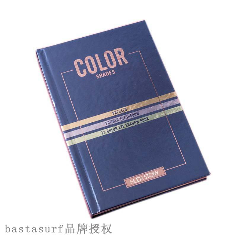 极速72 color book, eye shadow folding beads, matte, multicol