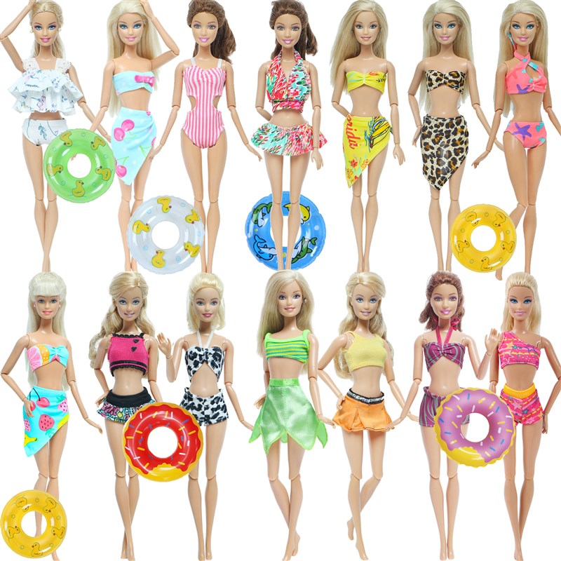 推荐Mix Doll Swimwear + Random Lifebuoy / Swimming Rings Swi 玩具/童车/益智/积木/模型 毛绒/玩偶/公仔/布艺类玩具 原图主图