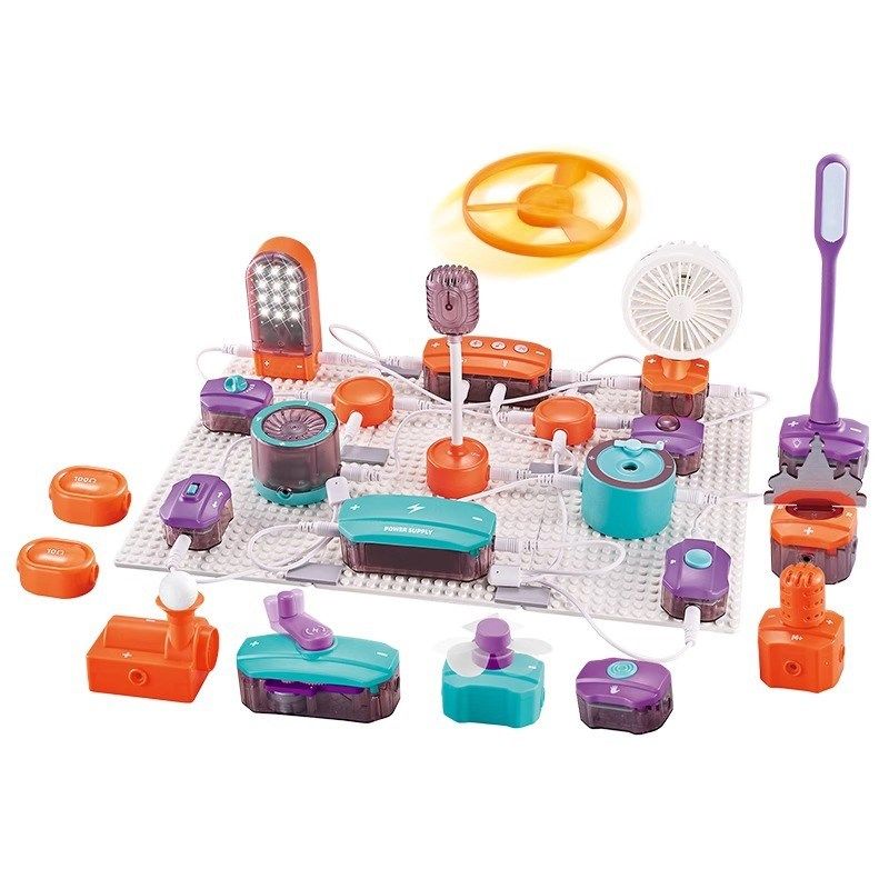 儿童科学实验套装小学生电路积木物理科技手工制作益智男孩子玩具