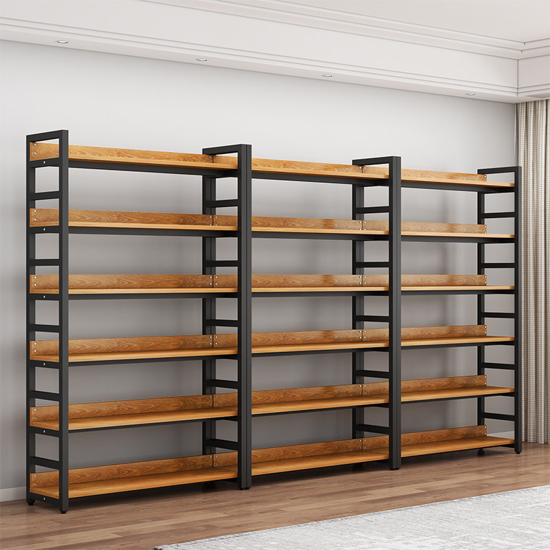 书架落地储物架子简易钢木货架儿童收纳架家用多层书柜铁艺置物架,住宅家具,书架,淘宝优惠券,粉丝福利购,淘宝优惠卷