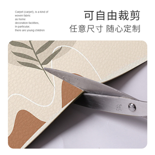 入户门进门地垫PVC可擦免洗防滑脚垫I家用门口皮革垫子可裁剪门垫