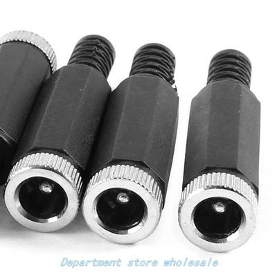 速发5 Pcs 2.1mm x 5.5mm Female DC Power Socket Jack Connecto