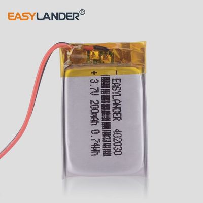 厂家3.7V 200mAh Li ion Polymer battery Replacement For Fitbi