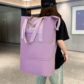 短途旅行包女大容量轻便待产包旅游收纳袋手提防水双肩背包行李包