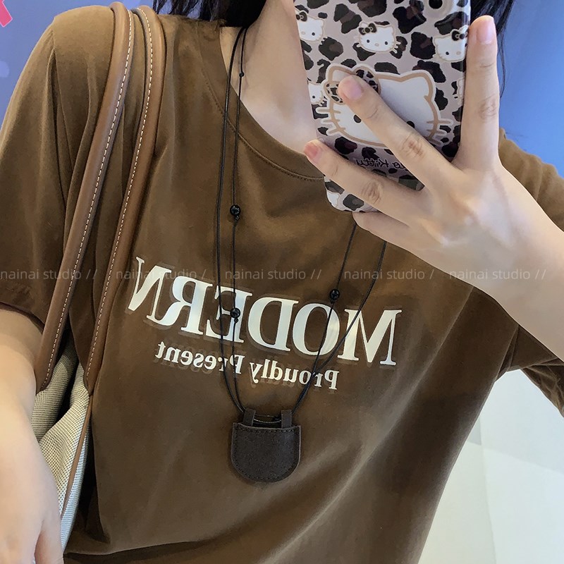 挂脖迷你小包~2024早秋毛衣链凹造型极简穿搭设计感月牙包项链女