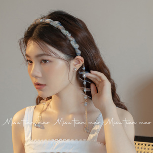 发箍女款高级感洋气时尚压发头饰流苏发卡儿童可爱仙女发卡发饰