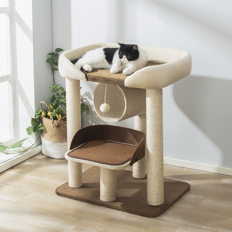 猫爬架猫窝猫树一体大床猫架大型猫抓板太空舱攀爬剑麻柱猫咪用品