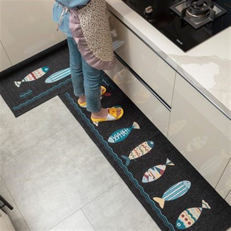 厨房地垫长条吸水防油家用耐脏进门地毯门垫卧室浴室防滑脚垫子,居家布艺,厨房地垫,淘宝优惠券,粉丝福利购,淘宝优惠卷