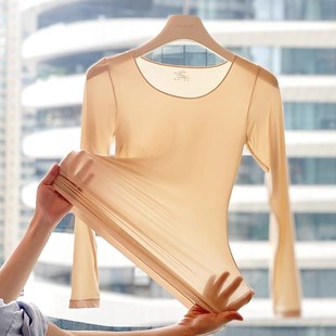 37℃恒温超薄发热保暖内衣女士肌底衣打底衫秋冬衣秋冬裤套装