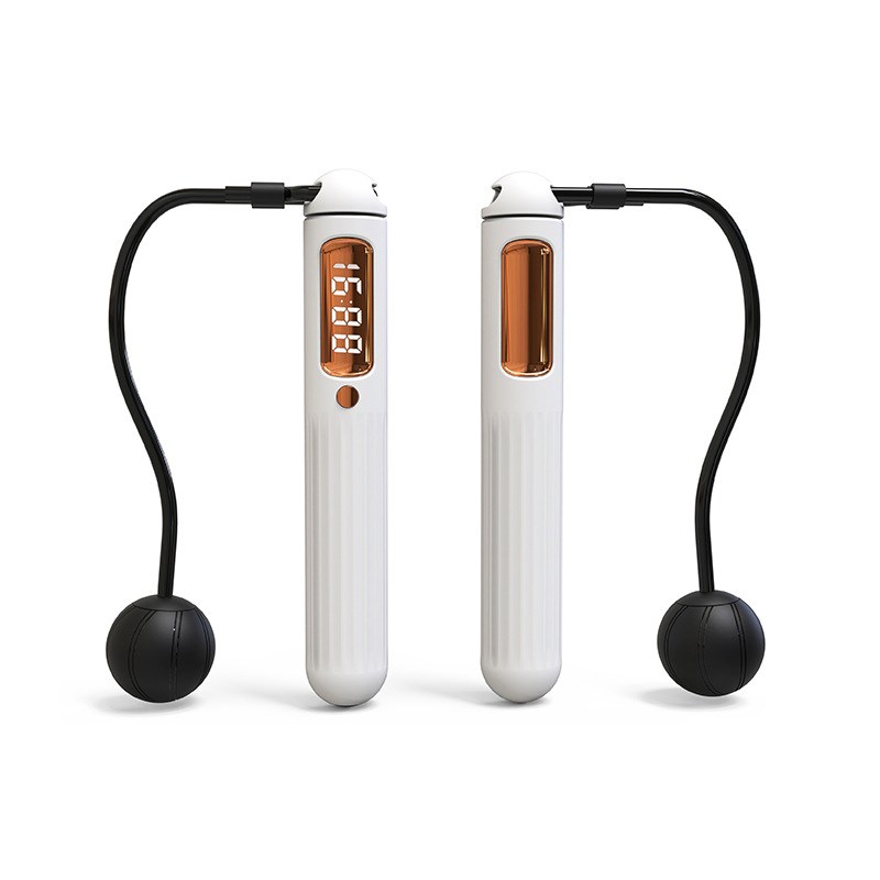 摩越智能蓝牙计数跳绳健身体育用品运动带负重钢丝U可充电无绳跳