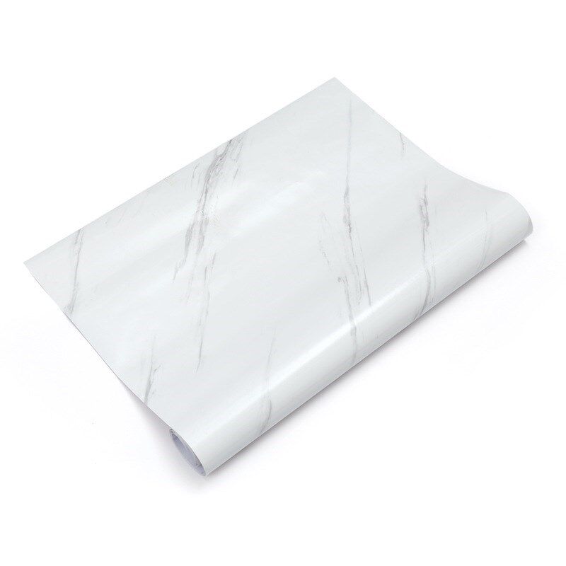 【折扣店】厨房防油贴纸柜灶台用仿大H理石纹防水加厚自粘耐高温