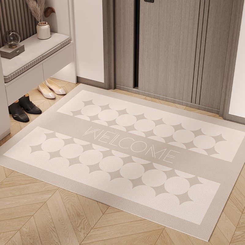 地垫入户门垫耐脏除尘免洗防滑脚垫皮革PU防水进门地毯门口可裁剪,居家布艺,入户地垫,淘宝优惠券,粉丝福利购,淘宝优惠卷