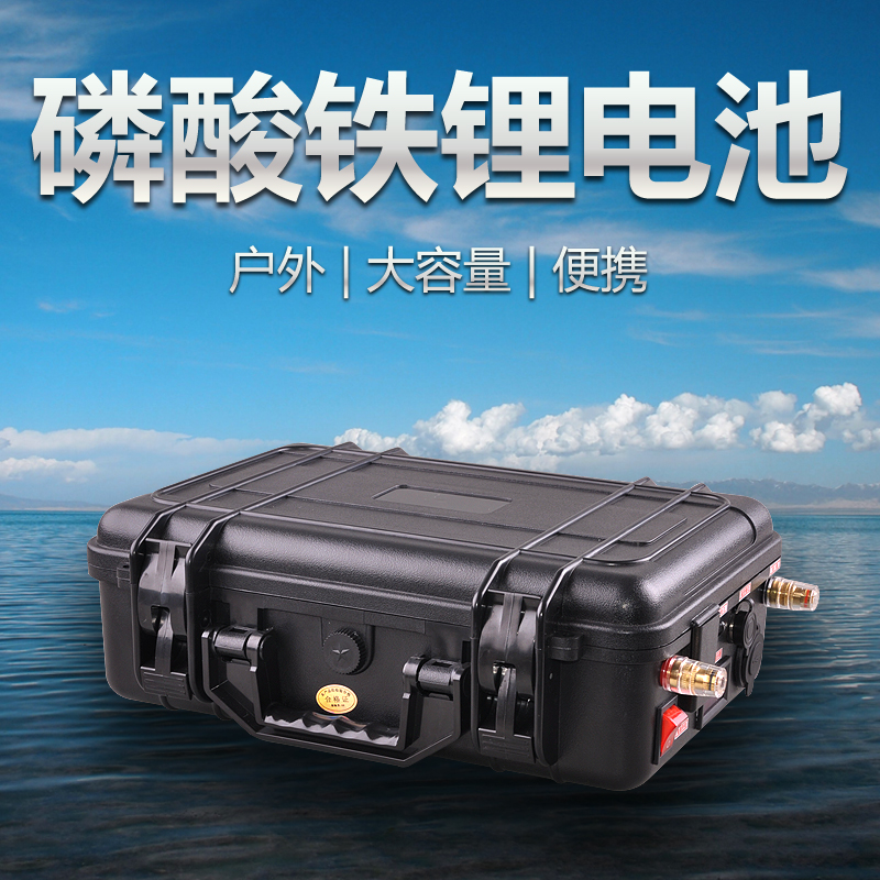 船用电动推进器专用锂电池12V24V100AH200AHS大容量磷酸铁锂电瓶