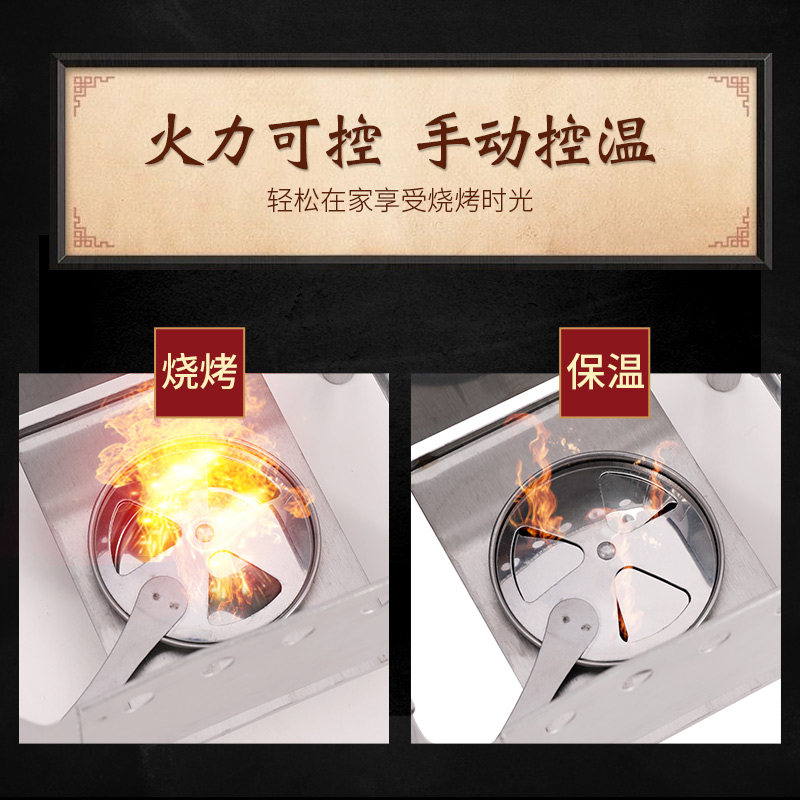 速发烧烤锡纸盒加热炉酒精炉小火锅锡纸烧干锅锅仔锡纸菜托架烤鱼