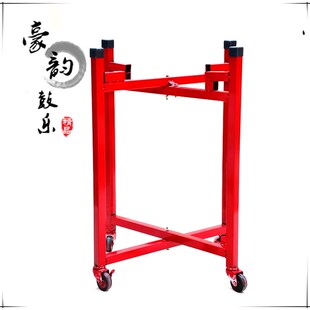 鼓架大鼓架儿童鼓架战鼓架威风锣鼓架子龙鼓架子可折叠万向轮架子