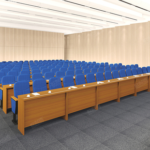 礼堂椅排椅实木带写字板电影院阶梯教室会议室报告厅连排椅可定制