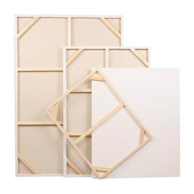 新品.painting canvas blank pane square mounted Art Cotton fl