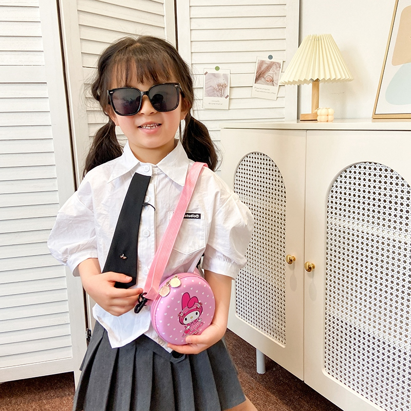 时尚卡通儿童包包男童女孩外出y潮流百搭单肩斜挎包新款迷你零钱