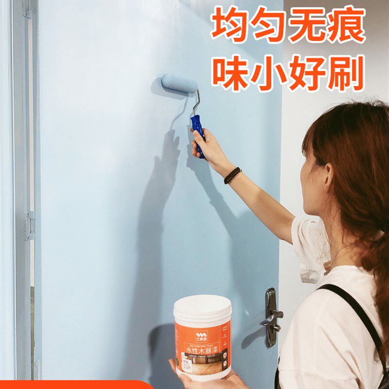 速发三清漆水性木器漆实木旧家具改色木质刷门漆翻新木头家用油漆