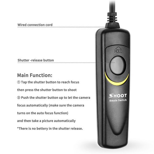 SHOOT RM-VPR1 Remote Shutter Release for Sony Alpha A7 A7R A