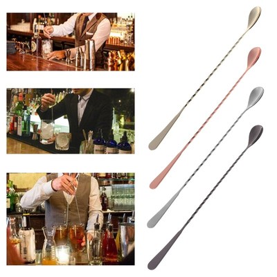Stainless Steel Muddler Threaded Bar Tool Swizzle  Cocktail