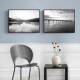 黑白装 饰画工业风风景挂画办公室饭厅餐厅走廊过道卧室酒店墙现货