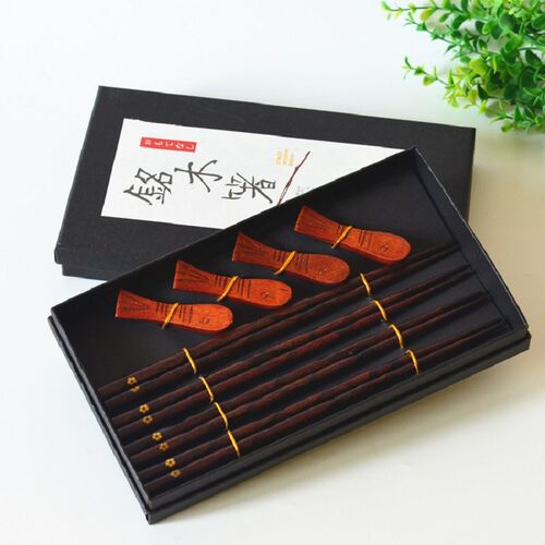 8PCS Housewarming Gift PAck 4 Chopsticks+4 chopsticks Holder