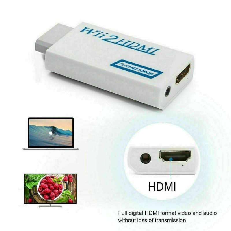 极速Wii2HDMI Full HD Adapter Portable Mini Wii to HDMI Conve-封面