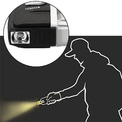 速发2in1 Handheld UV Led Light Torch Lamp Counterfeit Curren