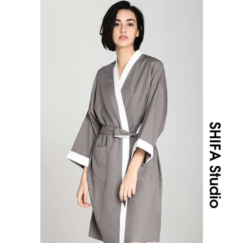 发廊理发店围布美发店客袍染发衣潮工作服剪发和服
