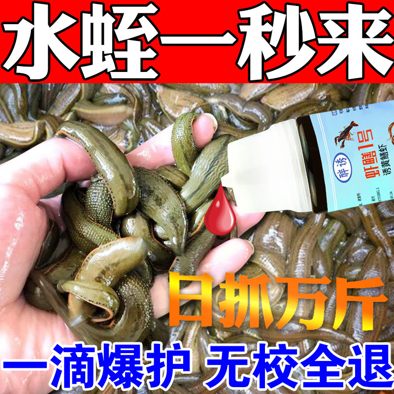 水蛭诱捕剂饵料抓蚂蟥捕捉神器钓黄鳝诱食池塘q河流水库专用抓马
