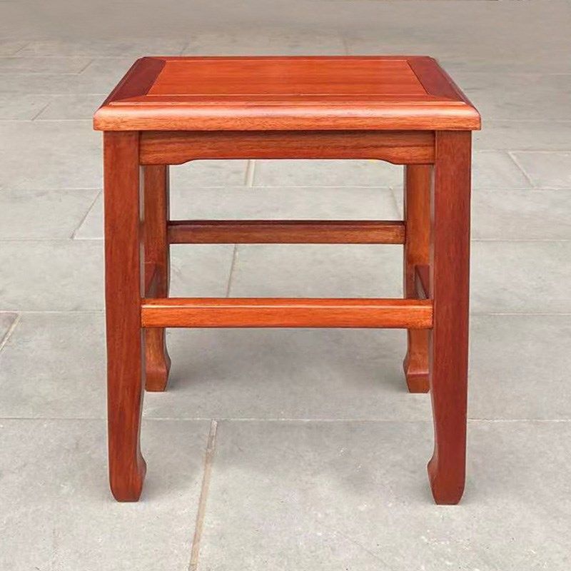 方凳子矮凳家用快餐凳中式红木榫卯整装全实木原木网红四方高脚凳,住宅家具,高脚凳,淘宝优惠券,粉丝福利购,淘宝优惠卷