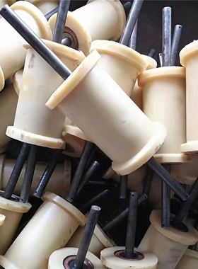 矿用尼龙地滚 输送地轮尼龙铸钢地轮厂家 带支架聚氨酯地滚