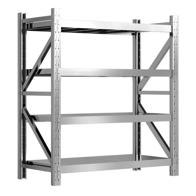 货架仓储架置物架仓库304不锈钢置物架中型轻型货架家用地下
