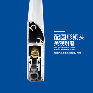 明装 铝材合金木门门底密封条自动升降密封条酒店房门隔音挡风防尘