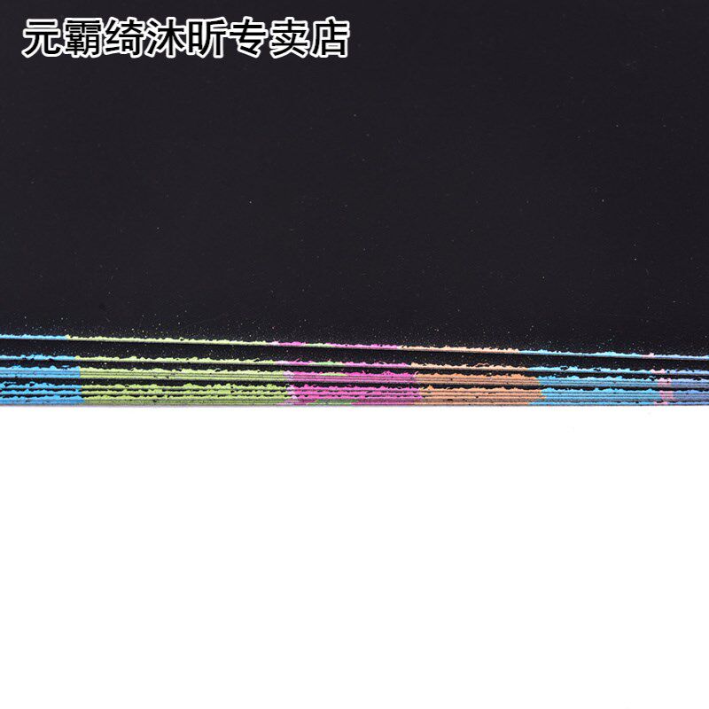 Wholesale 10 Sheets Rainbow Scratch Colourful Stencil Art Cr