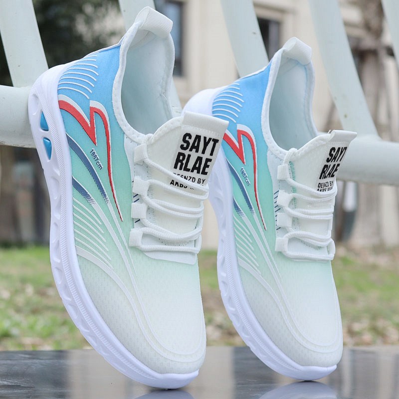 夏季鞋男透气防臭薄款网面鞋新款男运动休闲鞋轻便软底防滑跑步鞋