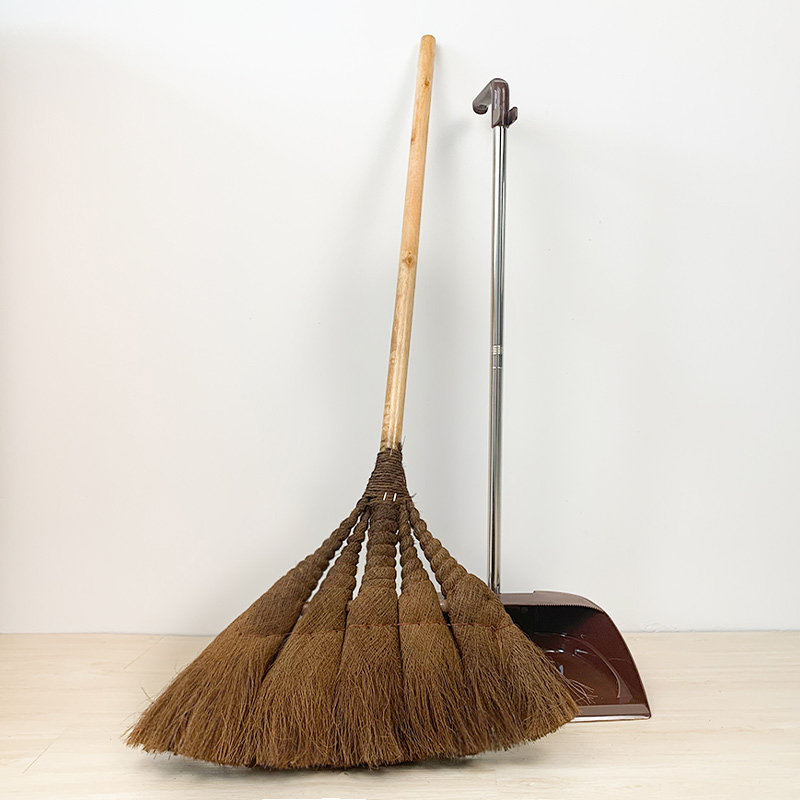 扫把套装合鬃毛扫簸箕单组扫地神器室内个扫把帚簸箕套装家52用笤
