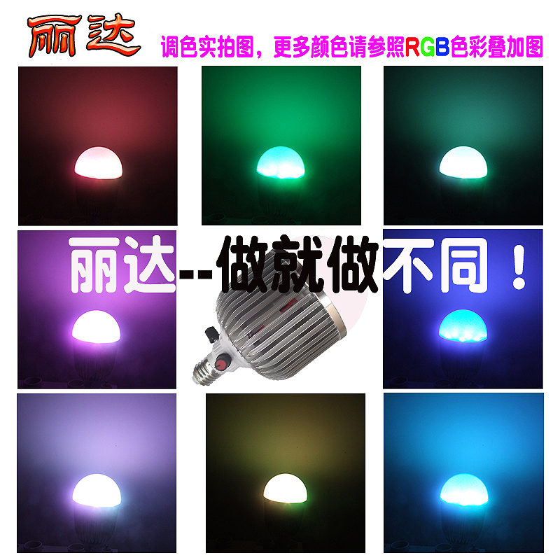 双旋钮调色水果生鲜灯12v24v电瓶用48v60vK72v电动车用LED灯调彩