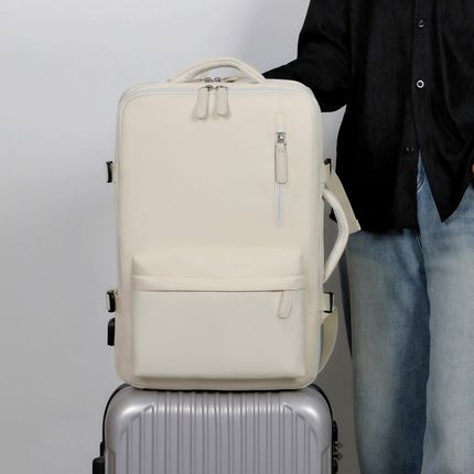 双肩包超大容量书包商务出差背包行李包15.6寸笔记本电脑包轻便