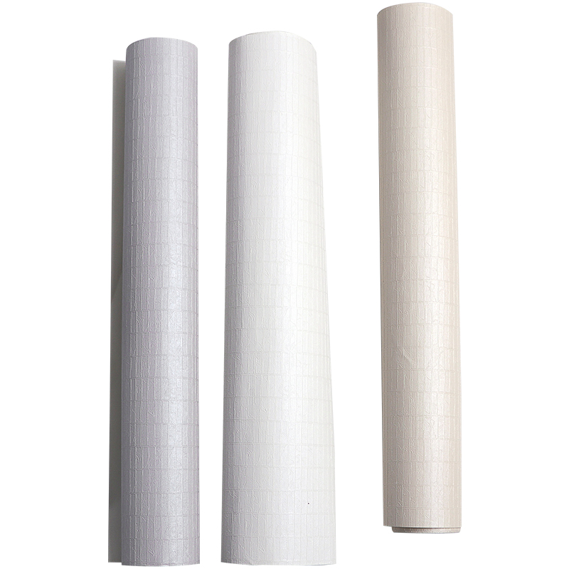 3D立体现代简约纯n色皮纹皮革白色墙纸北欧卧室客厅背景壁纸高级