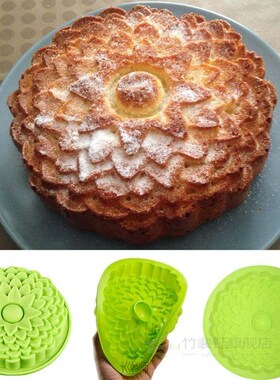 Rose Silicone Mold Cake Flower Shape Mould Fondant Cake Brea