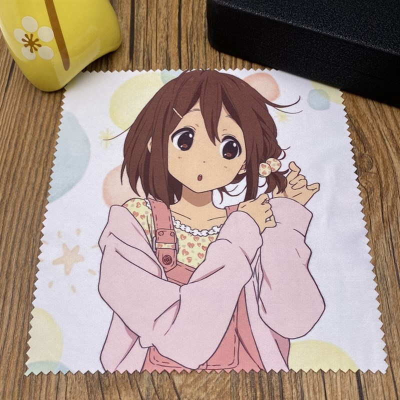 K-ON轻音少女周边眼镜盒 秋山澪 琴吹 中野梓 平泽唯 眼镜布
