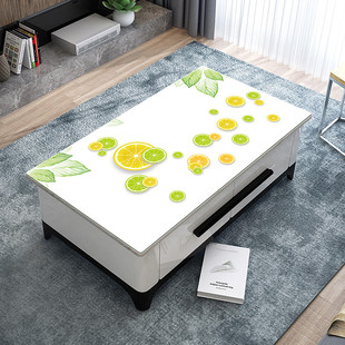 网红茶几垫桌垫pvc防水防油防烫免洗家用长方形客厅茶几桌布加厚