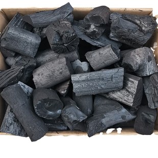 烧烤果木炭荔枝原木炭家用户外z烧烤碳无烟取暖烤火整箱装烧烤炭