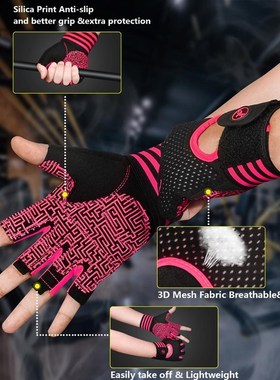 MOREOK Fitness Gym Gloves Breathable Training Workout Gloves