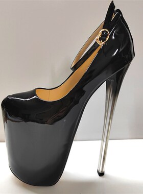 新款超高细跟19CM夜店女22cm单鞋大码34O-50恨天高直供高跟鞋